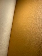 Vinyl oker /mosterd geel op 2 mtr breed, Ophalen, Overige kleuren, Nieuw, Minder dan 10 m²