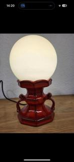 Antieke tafel/schemerlamp keramiek te koop, Ophalen, Overige materialen, Gebruikt, Minder dan 50 cm