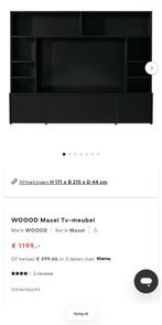 WOOOD Maxel tv meubel, Ophalen, Zo goed als nieuw, 200 cm of meer, 25 tot 50 cm