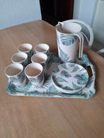 Leuk Picknick Servies met Tropisch Motief, Huis en Inrichting, Keuken | Servies, Overige materialen, Nieuw, Ophalen of Verzenden