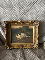 Antiek olieverf schilderij, Ophalen of Verzenden