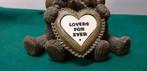 Beeld beren lovers forever, Verzamelen, Beelden en Beeldjes, Ophalen of Verzenden