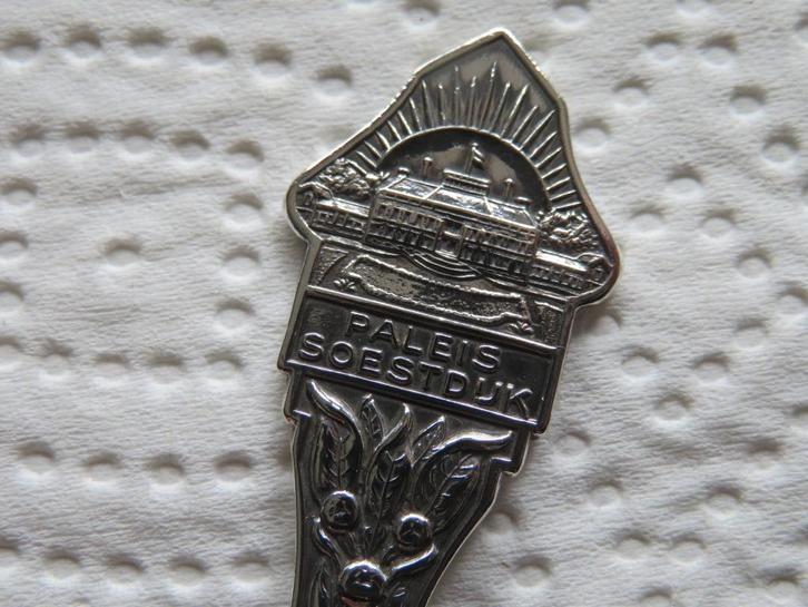 Verzilverd Lepeltje Paleis Soestdijk, Verzamelen, Porselein, Kristal en Bestek, Nieuw, Bestek, Porselein, Verzilverd, Verzenden