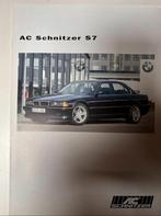 Originele folder BMW E32  AC Schnitzer S7, Ophalen of Verzenden, Zo goed als nieuw