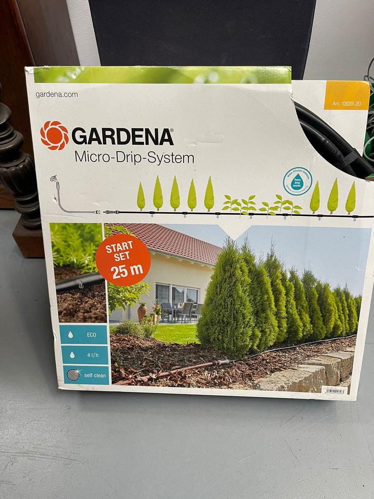 Gardena Micro-Drip-System Startset 25m, Tuin en Terras, Tuinsproeiers, Ophalen of Verzenden, Nieuw, Nevelsproeier