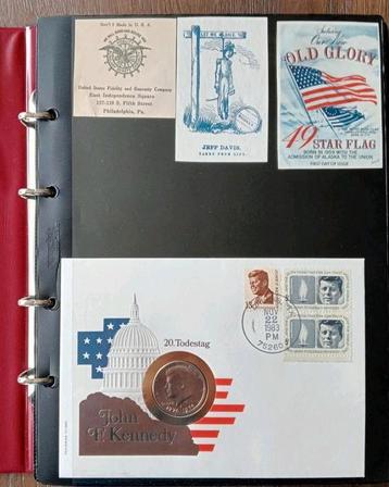 USA Amerika verzameling stempels, waarde stukken en meer beschikbaar voor biedingen