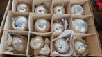 12 oude zilver kerstballen, Diversen, Kerst, Ophalen of Verzenden, Zo goed als nieuw