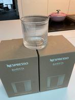 Nespresso Barista 4 nieuwe glazen nieuw in verpakking, Huis en Inrichting, Keuken | Servies, Ophalen, Nieuw