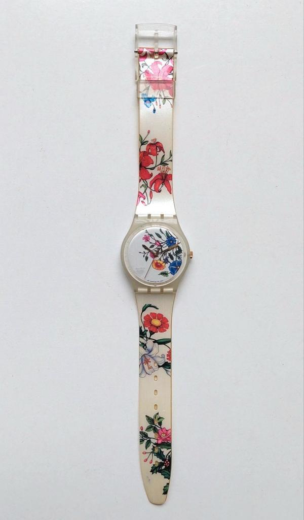 Vintage 2001 Swatch "Spring" Horloge Polshorloge Heren Dames, Sieraden, Tassen en Uiterlijk, Horloges | Dames, Gebruikt, Polshorloge