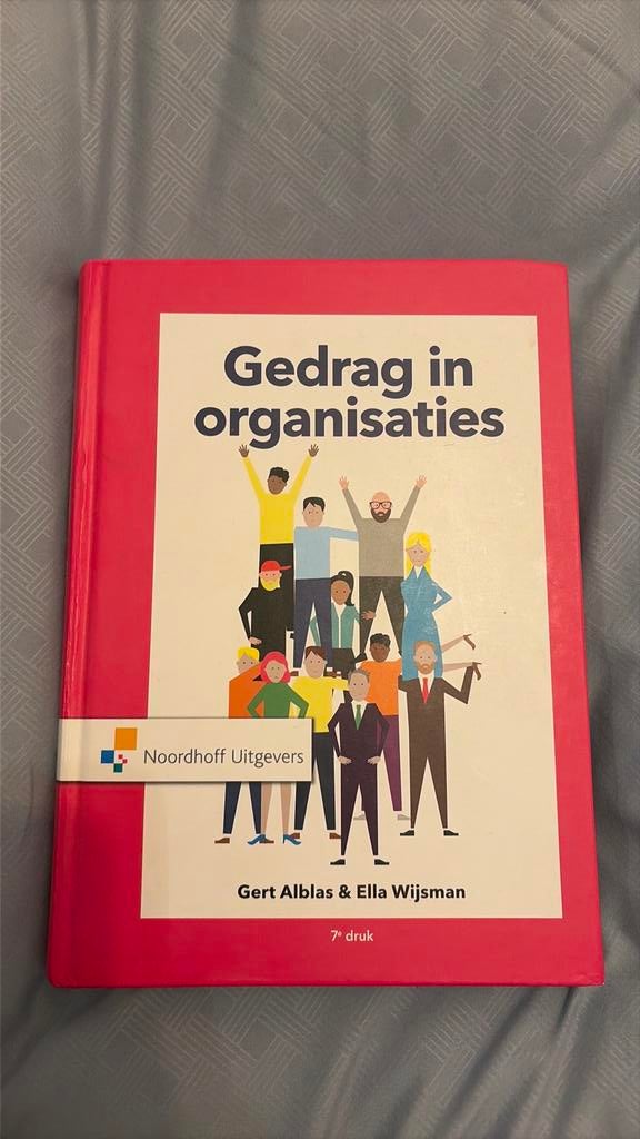 Gedrag in organisaties, Ophalen of Verzenden, Zo goed als nieuw, Sociale wetenschap