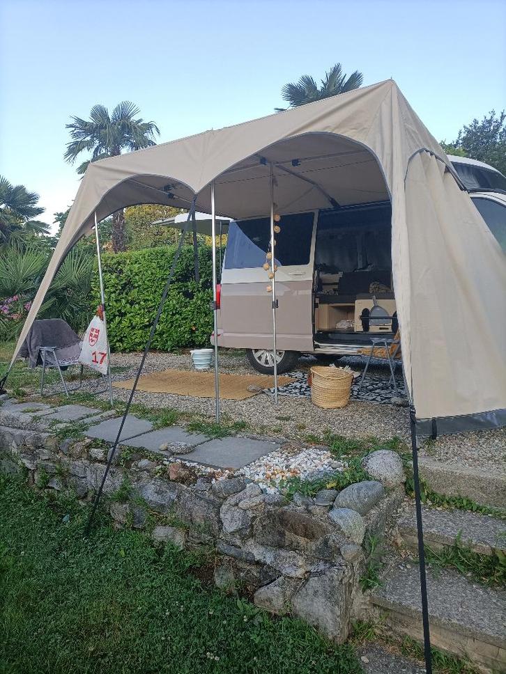 campooz buscamper luifel 260 beige, Caravans en Kamperen, Voortenten en Luifels, Zo goed als nieuw, Ophalen