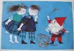 voor het kind - jongen en meisje bij kabouter - 1966 - nieuw, Verzamelen, Verzenden, 1960 tot 1980, Ongelopen, Kinderen