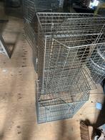 Draadmanden korf chroom 19 (32 cm) en 12 stuks (23cm) ijzer, Ophalen, Rechthoekig, Riet