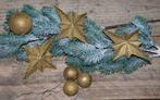 Goudkleurige kerstballen en sterren, Diversen, Ophalen of Verzenden, Nieuw