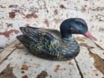 Oude brocante Franse houten lokeend/ allegonda, Antiek en Kunst, Curiosa en Brocante, Ophalen of Verzenden