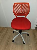Kinderbureaustoel Ikea rood, Huis en Inrichting, Ophalen, Gebruikt, Zwart, Bureaustoel