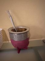Mate Cup met Bombilla - Argentijnse Thee Accessoire, Ophalen of Verzenden
