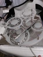 Twee plafond lampen, Ophalen, Zo goed als nieuw, Glas, Modern