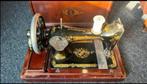 Antieke Singer Naaimachine met Houten Koffer, Antiek en Kunst, Antiek | Naaimachines, Ophalen