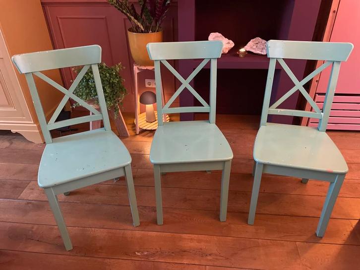 IKEA INGOLF stoelen, Huis en Inrichting, Stoelen, Zo goed als nieuw, Ophalen