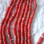 bloedkoraal kralen,4-4,5 mm,120 cm.pracht uitgangsmaterial, Hobby en Vrije tijd, Kralen en Sieraden maken, Ophalen of Verzenden