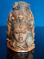 Antiek Shiva Beeld met Meerdere Gezichten, Ophalen of Verzenden