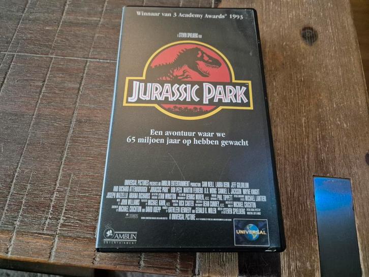 Jurassic Park (1993) – VHS, Cd's en Dvd's, VHS | Kinderen en Jeugd, Zo goed als nieuw, Overige typen, Alle leeftijden, Ophalen of Verzenden