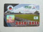 Seizoenclubcard  Excelsior  2010/2011  Groene achterkant, Ophalen of Verzenden, Gebruikt, Overige binnenlandse clubs, Overige typen