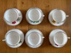 6 kop en schotels. Leuk voor high tea, Antiek en Kunst, Antiek | Servies compleet, Ophalen of Verzenden