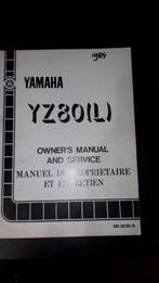 manual Yamaha YZ80 (1984), Yamaha