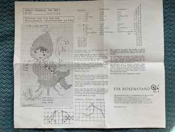 Vintage Eva Rosenstand Pixy kerstkaart borduurpakket beschikbaar voor biedingen