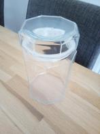 Glazen voorraad pot, Ophalen of Verzenden, Zo goed als nieuw, Glas, Pot, Bus of Blik