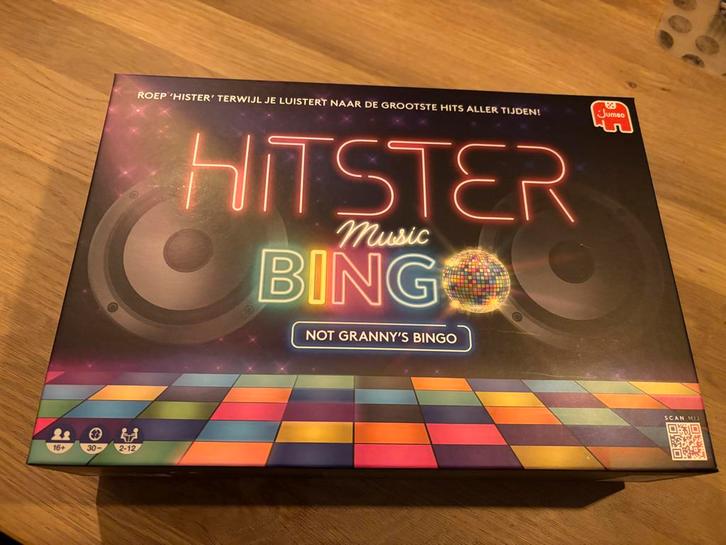 Hitster Music Bingo, Hobby en Vrije tijd, Gezelschapsspellen | Bordspellen, Nieuw, Drie of vier spelers, Ophalen of Verzenden