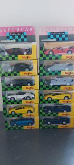Maisto Supercar Collectie - 12 Auto's 1:43, Ophalen of Verzenden, Gebruikt, Auto, Maisto