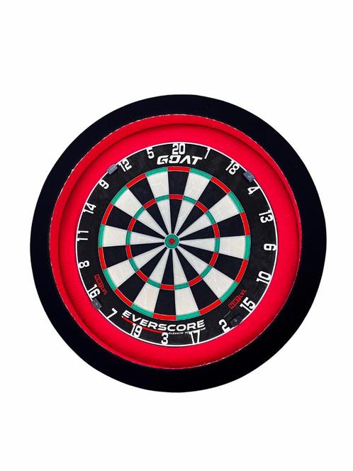 Dartbord verlichting Led surroundring zwart/rood, Sport en Fitness, Darts, Nieuw, Overige typen, Ophalen of Verzenden