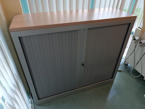 archiefkast laag met jaloeziedeuren, Huis en Inrichting, Kasten | Roldeurkasten en Archiefkasten, Gebruikt, 100 tot 150 cm, 25 tot 50 cm
