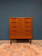 Vintage ladekast, Deens design, jaren 60, Ophalen, Huis en Inrichting