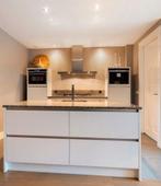 Siematic witte hoogglans greeploos keuken met spoeleiland!!!, Wit, Overige typen, Graniet of Steen, Ophalen of Verzenden