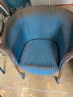 Lloyd loom stoel in Blauw, Ophalen