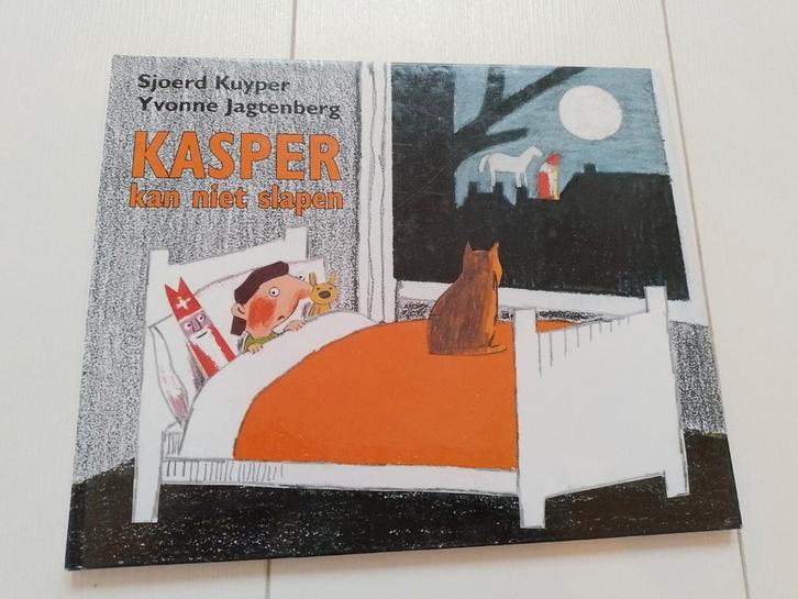 Kasper kan niet slapen - Sjoerd Kuyper, Boeken, Kinderboeken | Jeugd | onder 10 jaar, Zo goed als nieuw, Fictie algemeen, Ophalen of Verzenden