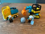 Duplo truck en graafmachine 10931, Kinderen en Baby's, Speelgoed | Duplo en Lego, Ophalen of Verzenden, Zo goed als nieuw, Duplo