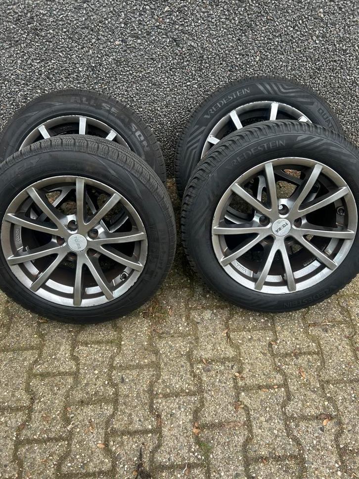 Opel velgen 5x110, Auto-onderdelen, Banden en Velgen, Banden en Velgen, All Season, 16 inch, 205 mm, Gebruikt, Ophalen