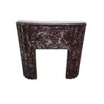 Frans Art Deco faux marmeren schouw, circa 1920, Ophalen