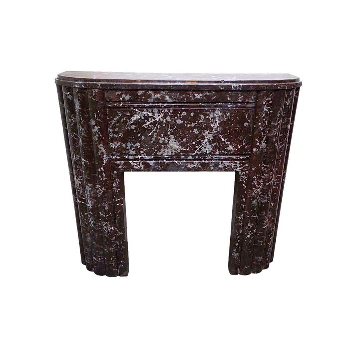 Frans Art Deco faux marmeren schouw, circa 1920, Antiek en Kunst, Antiek | Overige Antiek, Ophalen