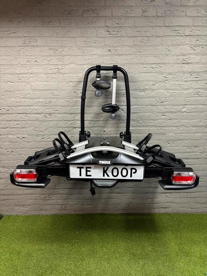 NIEUWSTAAT THULE 925(elek)fietsen/kantelb/klik&go/lichtgew, Auto diversen, Fietsendragers, Zo goed als nieuw, Trekhaakdrager, 2 fietsen