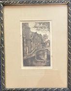 Delft - Ets - Paul Matthes, Antiek en Kunst, Kunst | Etsen en Gravures, Ophalen of Verzenden