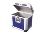 ROADINGER Record Case ALU 7525 rounded blue, Muziek en Instrumenten, ., Nieuw, ., Flightcase