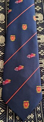 Brandweer en brandweerauto stropdas, Ophalen of Verzenden, Nieuw, Blauw