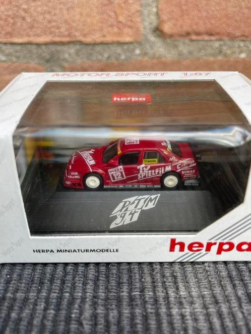1:87 HERPA ALFA ROMEO 155 V6 ti DTM #12 ……. 7,50, Hobby en Vrije tijd, Modelauto's | 1:87, Zo goed als nieuw, Auto, Herpa, Ophalen of Verzenden