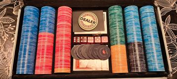 Keramische pokerset / pokerkoffer  beschikbaar voor biedingen